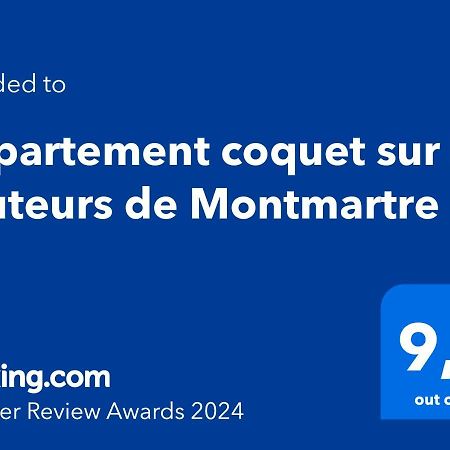 Appartement Coquet Sur Les Hauteurs De Montmartre ปารีส ภายนอก รูปภาพ